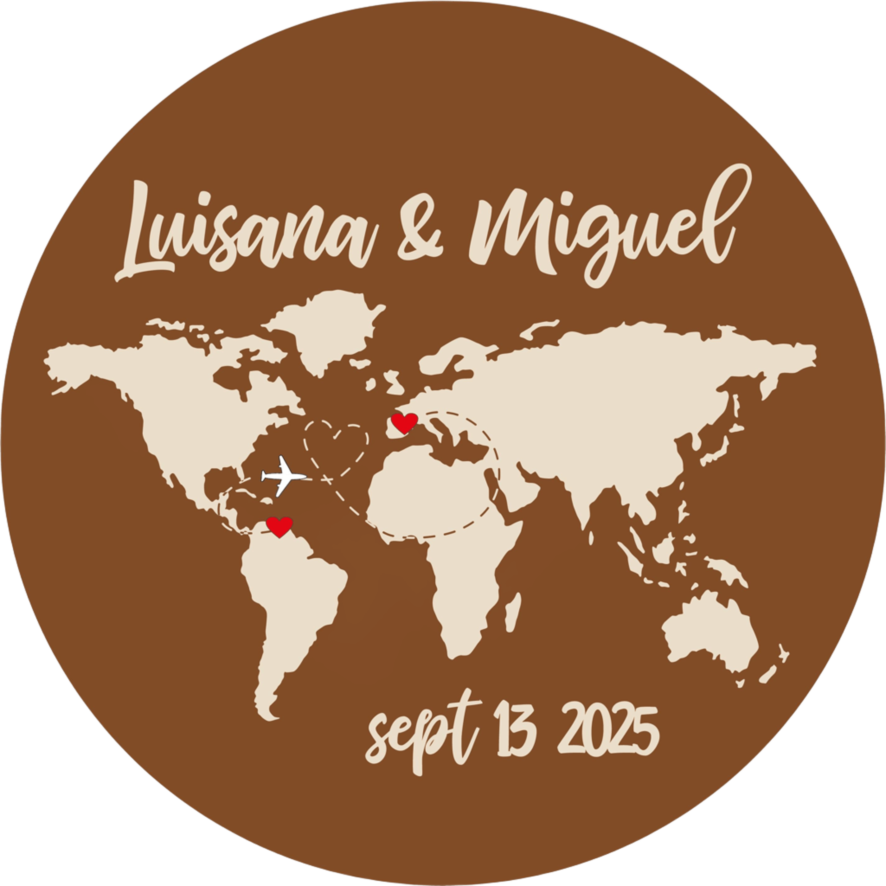 Luisana & Miguel Logo